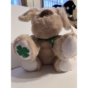 Blarney Dog Ronald McDonald House Plush Stuffed Animal St. Paddy's Day Clover 8"